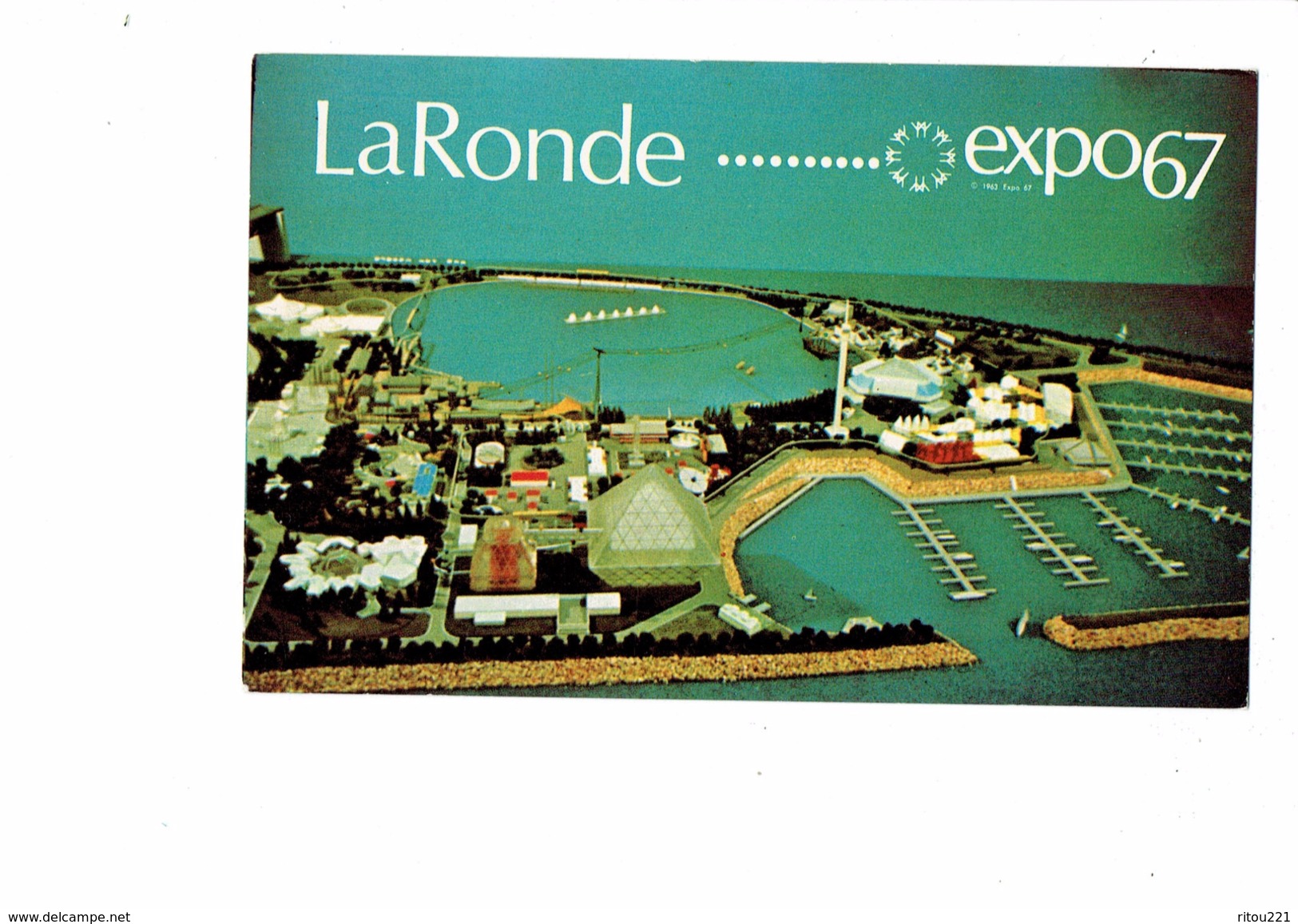 Cpm - CANADA MONTREAL - Expo 1967 - LA RONDE - Centre Des Manèges - Manège - Cartes Modernes