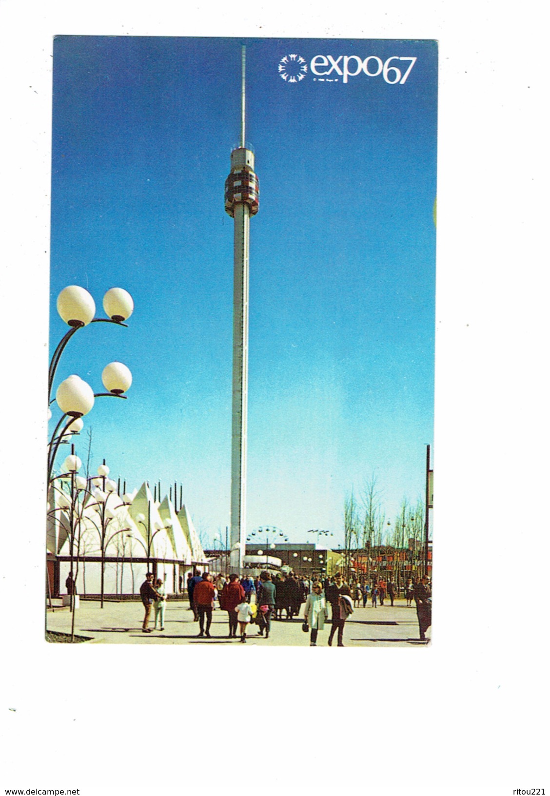 Cpm - CANADA MONTREAL - Expo 1967 - LA SPIRALE De LA RONDE - Manèges Grande Roue Animation - Cartes Modernes