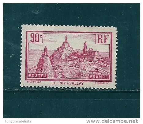 France Timbres De 1933 N°290 ( Le Puy En Velay)  Neuf ** - Unused Stamps