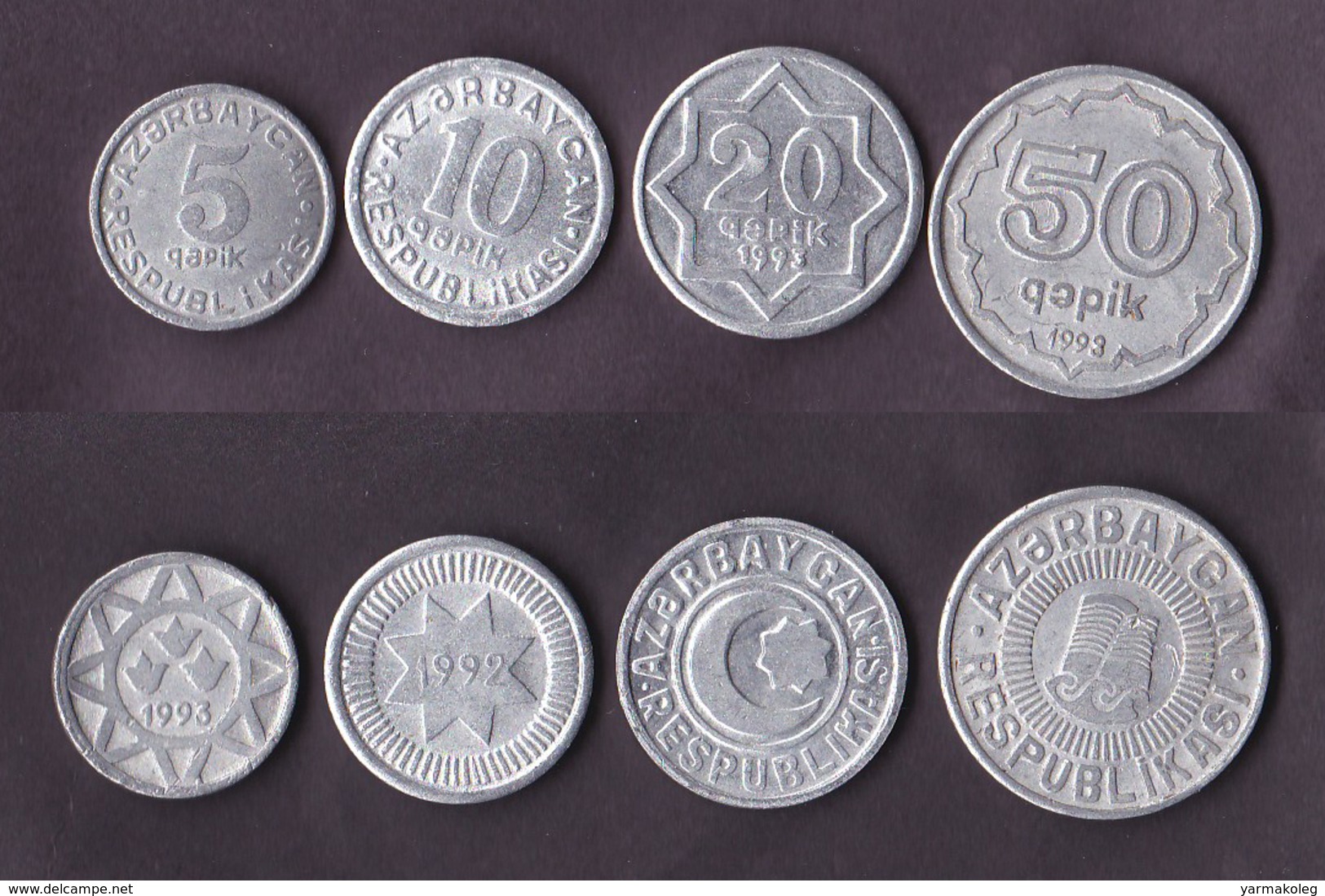 Azerbaijan 4 Coins Set 1992-1993 - Azerbeidzjan