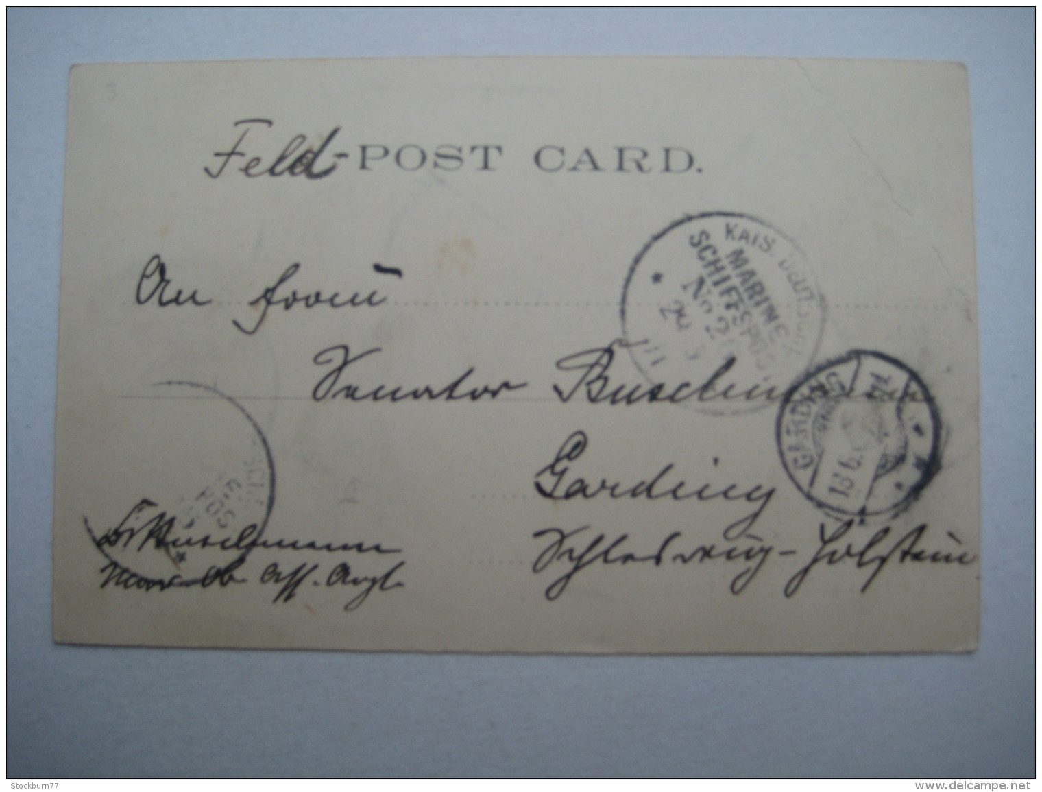 1901 , Feldpost Boxeraufstand , Marineschiffpoststempel  Nr. 26  , Karte Aus Kandy - Sonstige & Ohne Zuordnung
