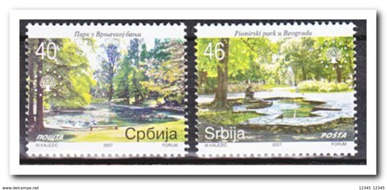 Servië 2007, Postfris MNH, Trees - Servië