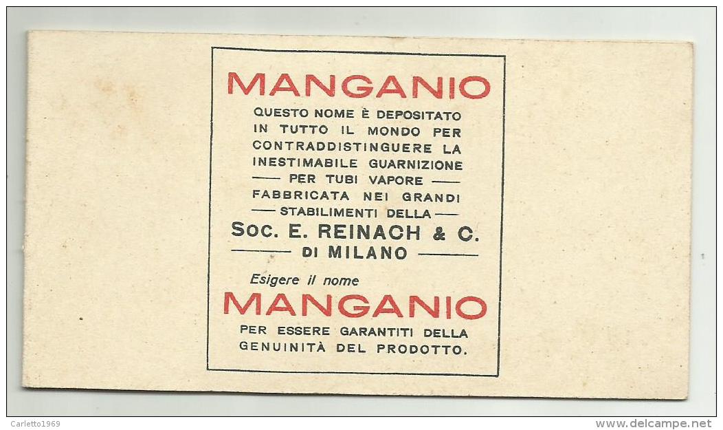 Manganio Mastice Di Manganese Societa' E. Reinach Milano - Publicités