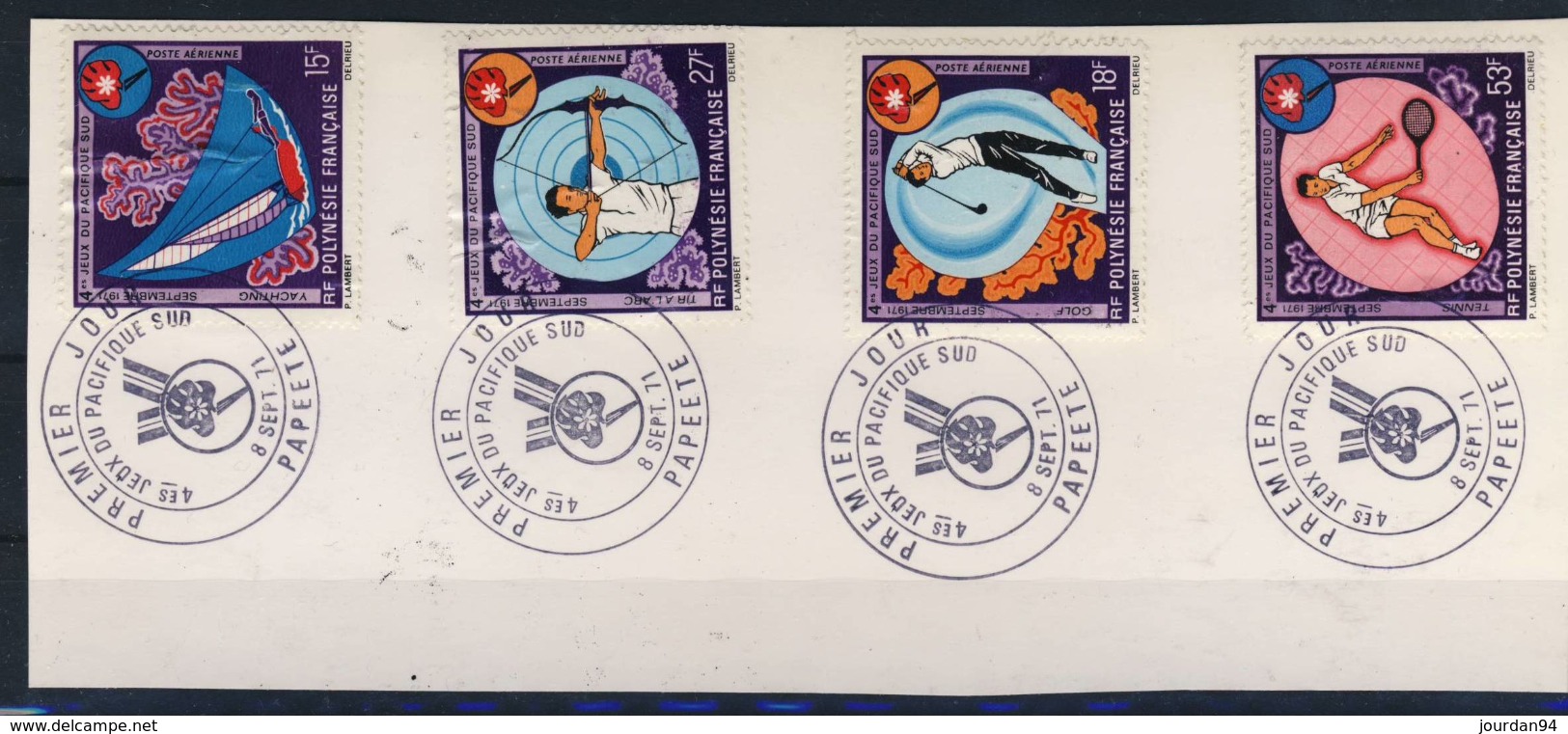 POLYNESIE     N° 51   /  54 - Used Stamps
