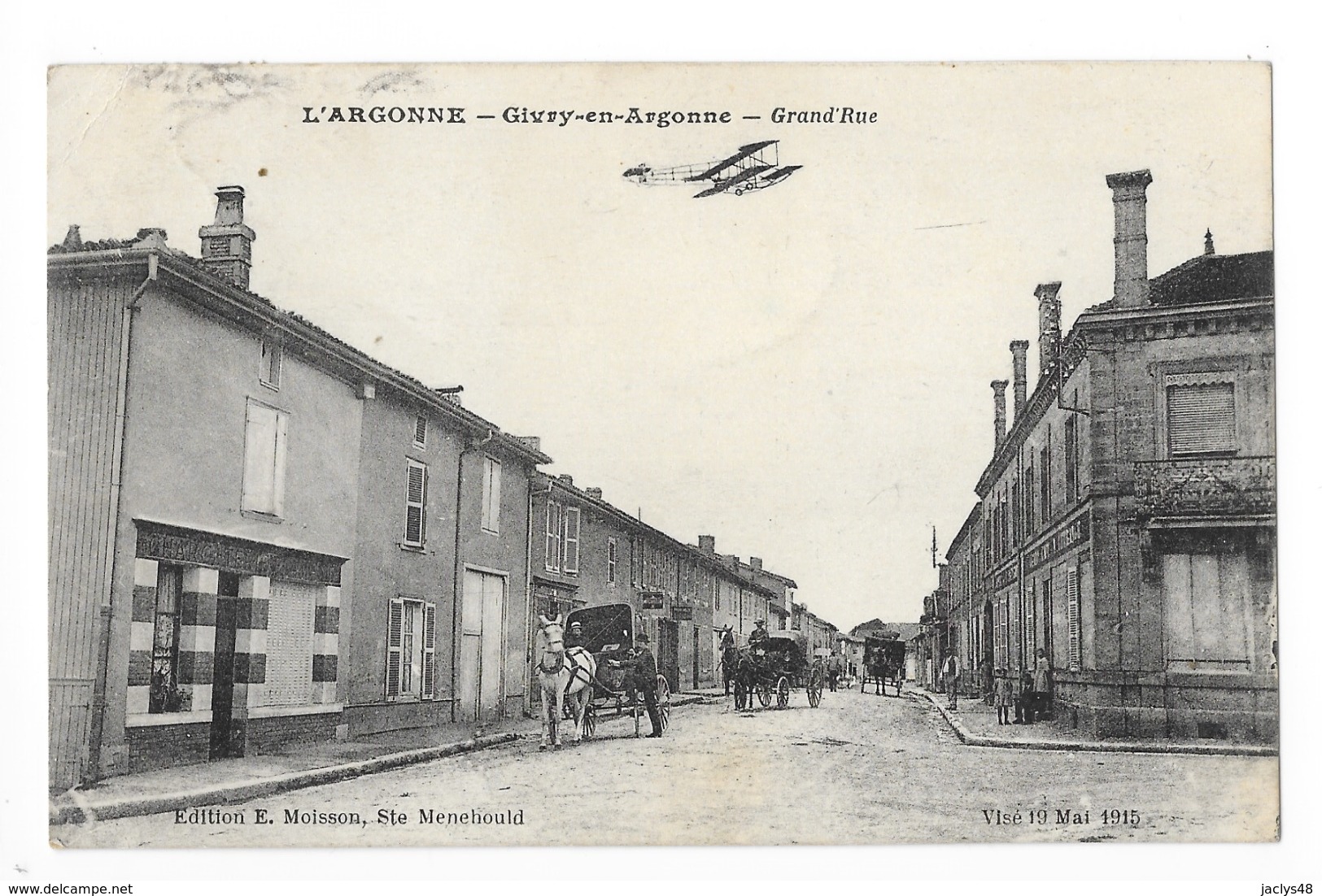 GIVRY-en-ARGONNE  (cpa 51)  Grand'Rue -    - L 1 - Givry En Argonne