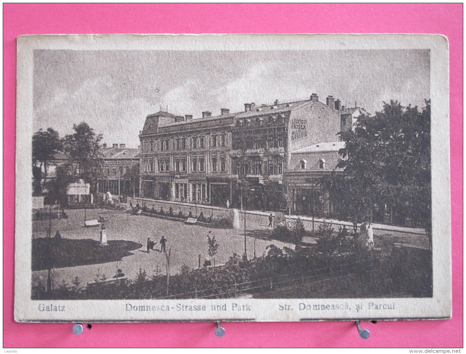 Roumanie - Galatz - Str. DomneascÄƒ Si Parcul - Scans Recto-verso - Roumanie