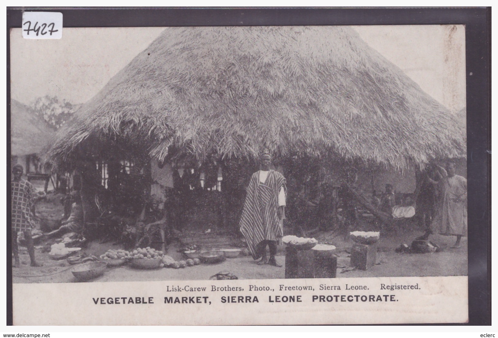 SIERRA LEONE - VEGETABLE MARKET - TB - Sierra Leone