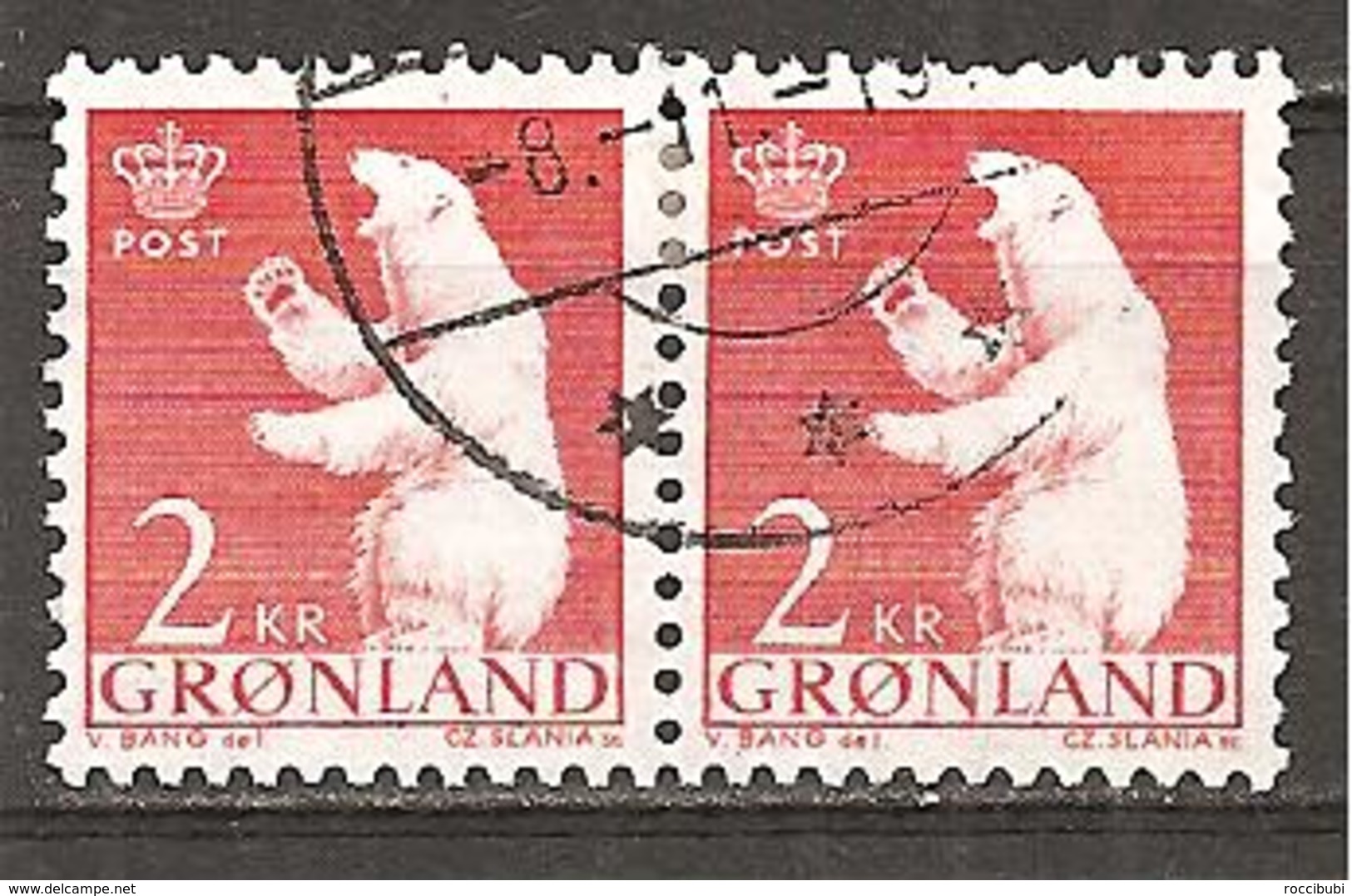 Grönland 1963 // Michel 59 O Paar - Usados