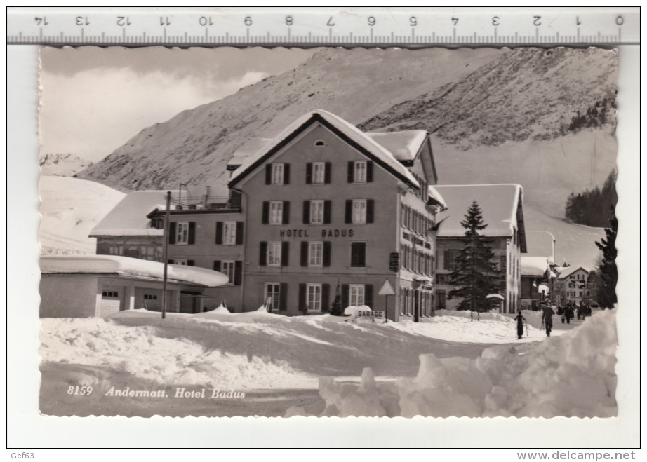 Andermatt - Hotel Badus (1960) - Andermatt