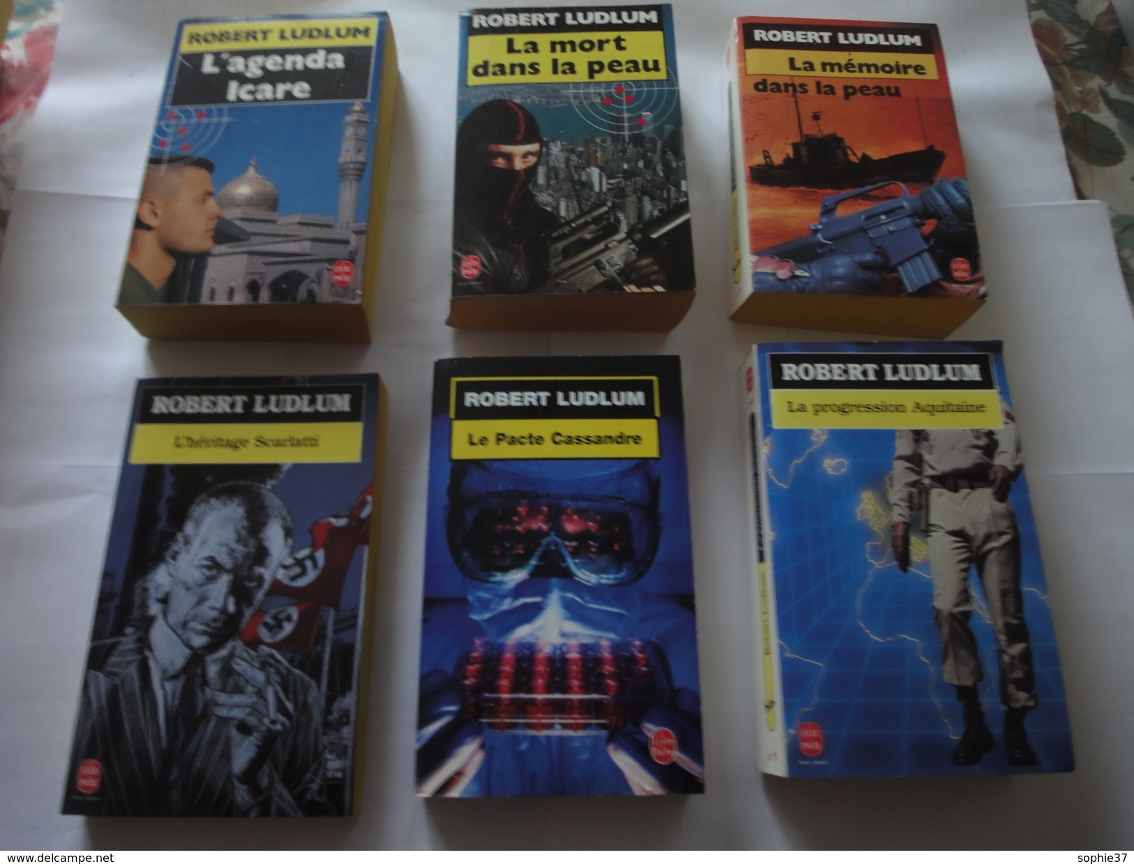 Lot De 9 Livres J'ai Lu  Roman Espionnage De  Robert Ludlum - Loten Van Boeken