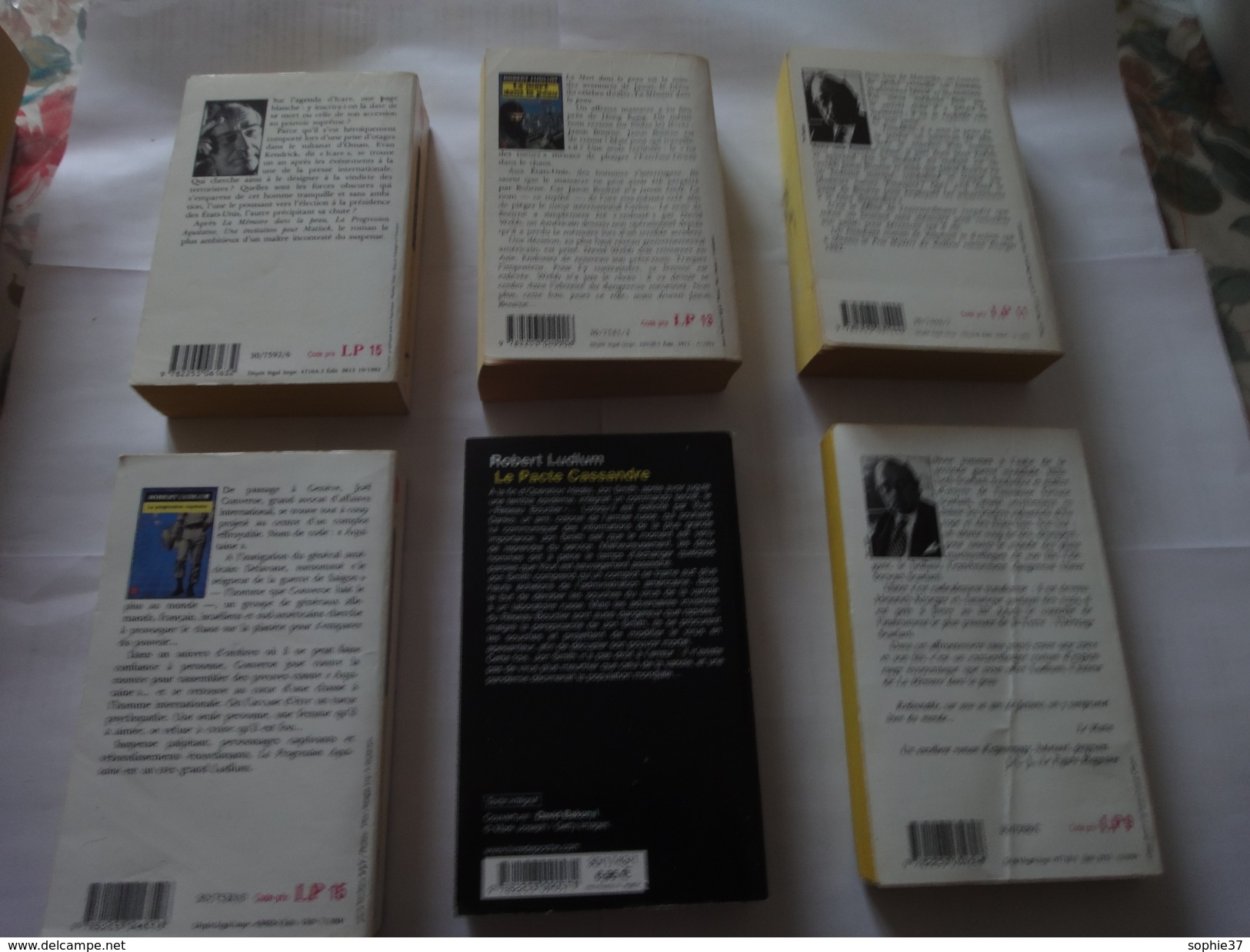 Lot De 9 Livres J'ai Lu  Roman Espionnage De  Robert Ludlum - Lots De Plusieurs Livres