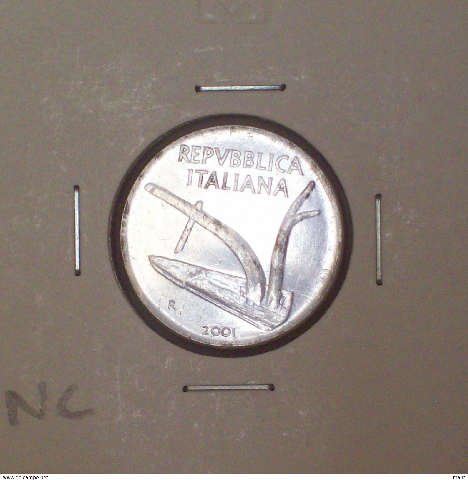 Repubblica Italiana 10 Lire 2001 RARA - FDC - UNC - 10 Lire