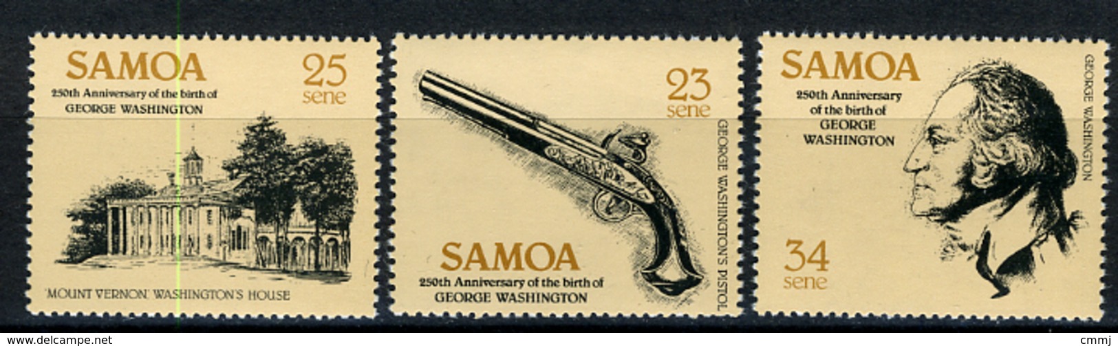 1982 - SAMOA - Mi. Nr. 473/475 - NH - (CW2427.13) - Samoa