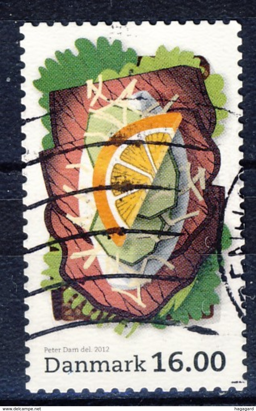 #K3250. Denmark 2012. Open Sandwich. Michel 1708A. Used. - Used Stamps
