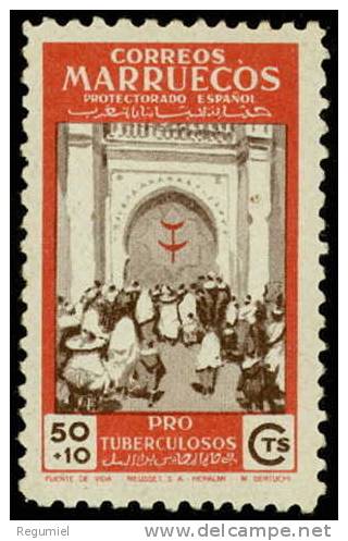 Marruecos 327 * Tuberculosos. 1949 - Marruecos Español