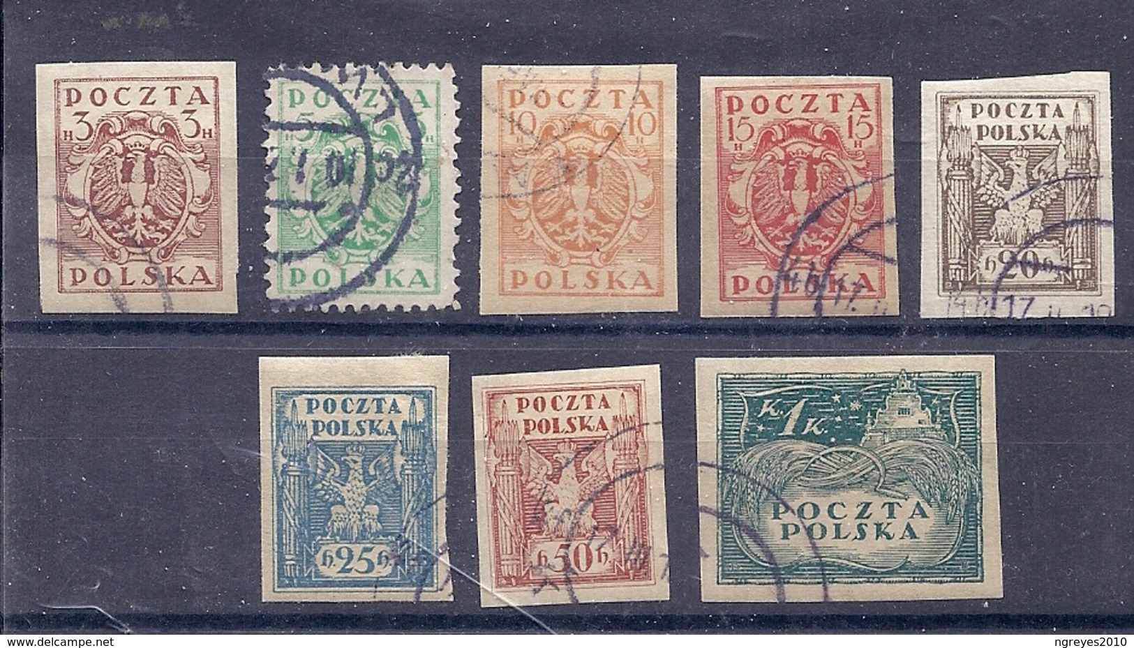 170026837  POLONIA  YVERT    Nº  172/9 - Oblitérés