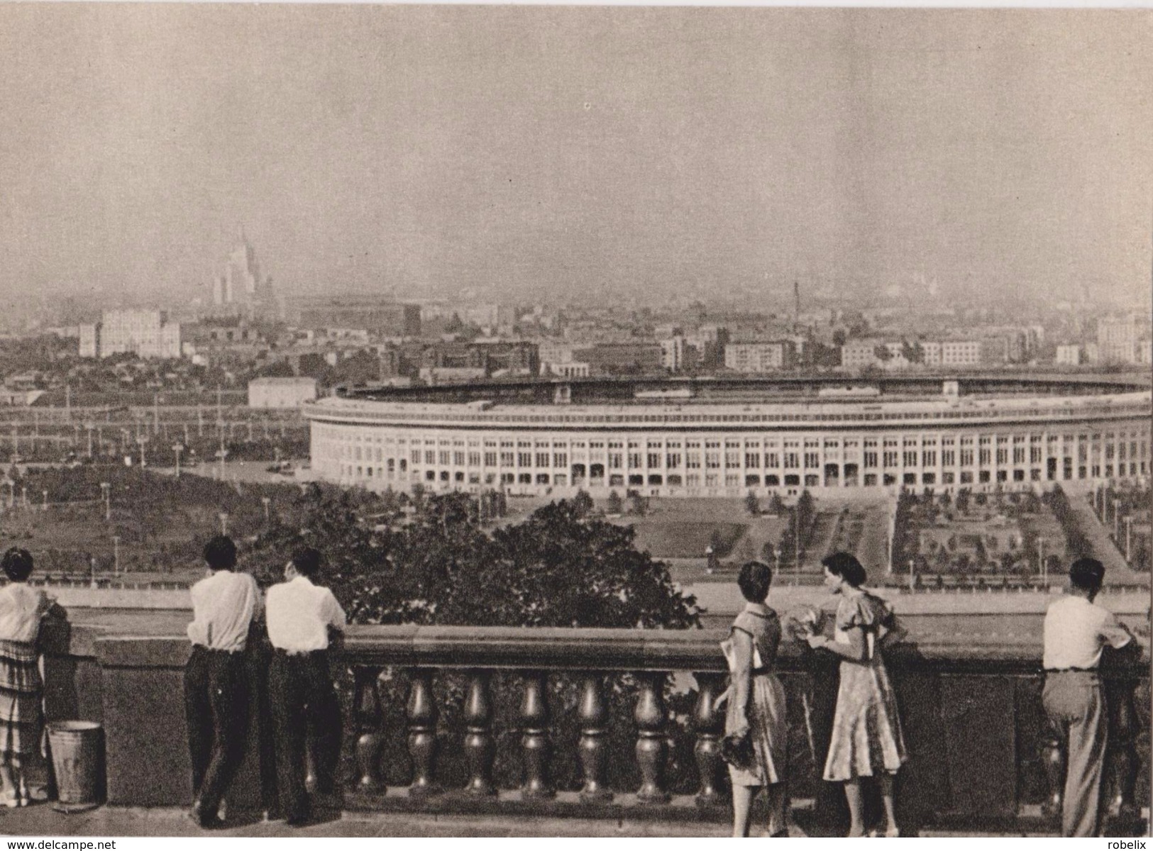 MOSCOW-MOSCOU- V.I.Lenin-Central Stadium In Luzhniki - Unused Around 1957 - Rusia