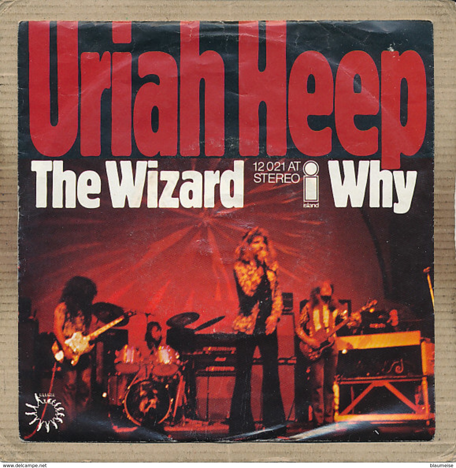 7" Single, Uriah Heep, The Wizard - Rock