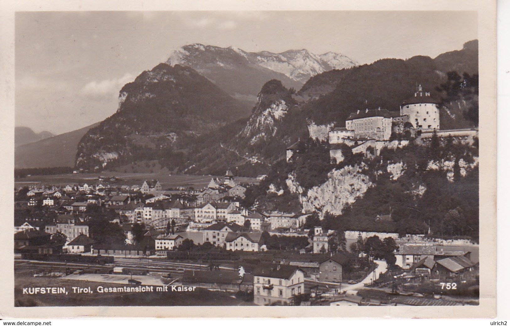 AK Kufstein - Gesamtansicht Mit Kaiser - 1929 (26943) - Kufstein