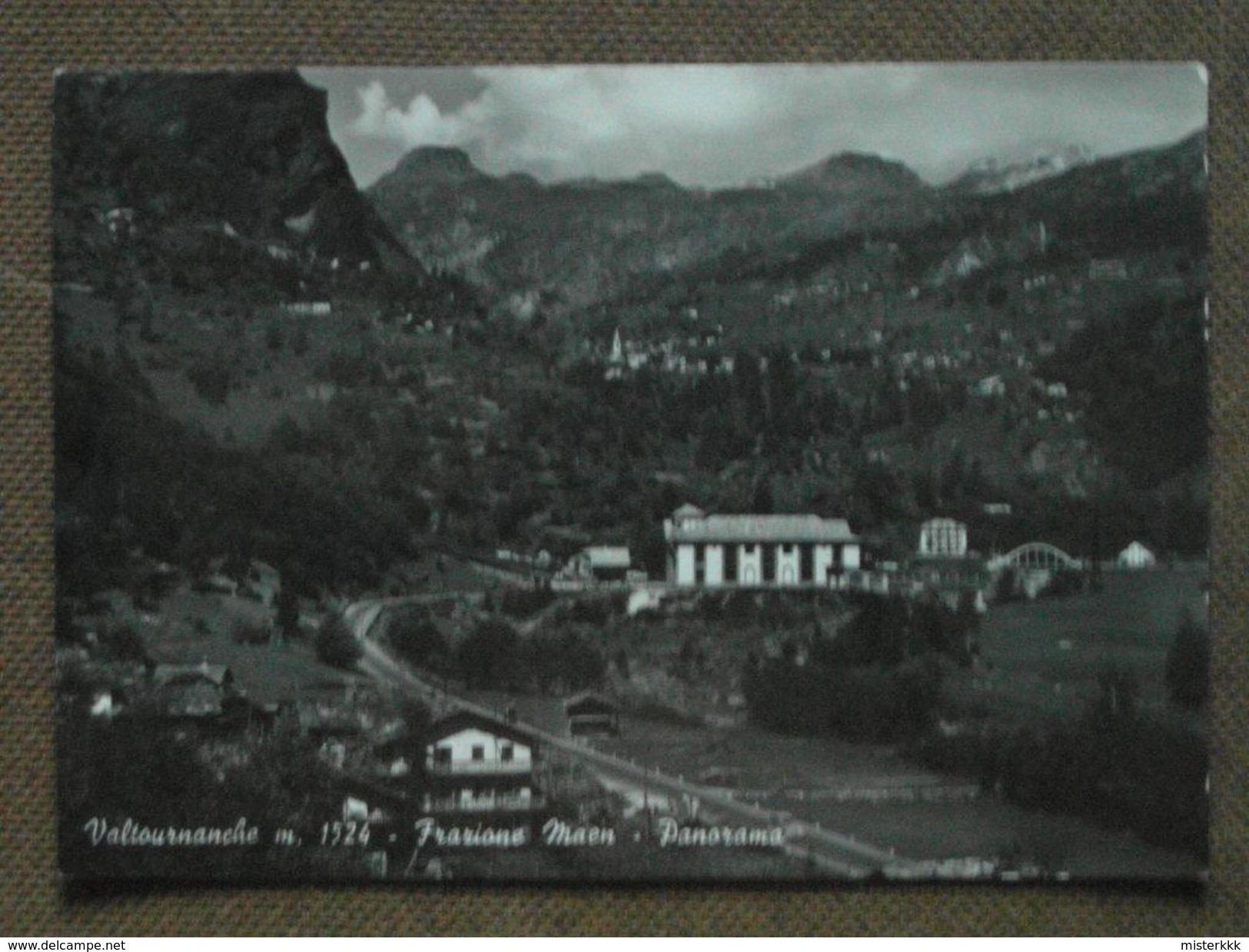 VALTOURNANCHE - FRAZIONE MAEN- 1956  -  PANORAMA     - BELLA - Altri & Non Classificati