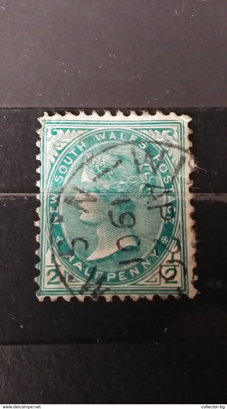 RARE 1901 NSW New South Wales QV Australia 1/2 HALF PENNY  RARE STAMP LOW PRICE - Oblitérés