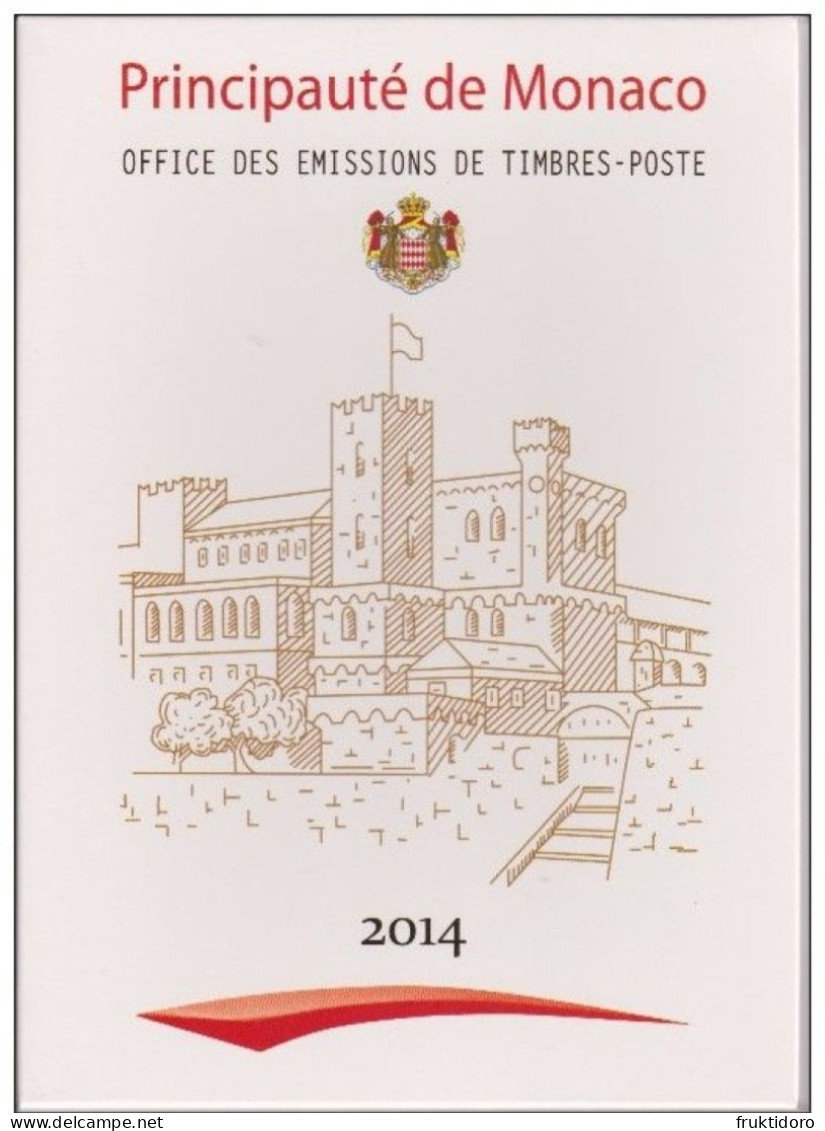 Monaco Box For Stamps 2009-2023 - Europe Map - Coat Of Arms - Royal Palace - Opera House - EMPTY - Collections, Lots & Séries