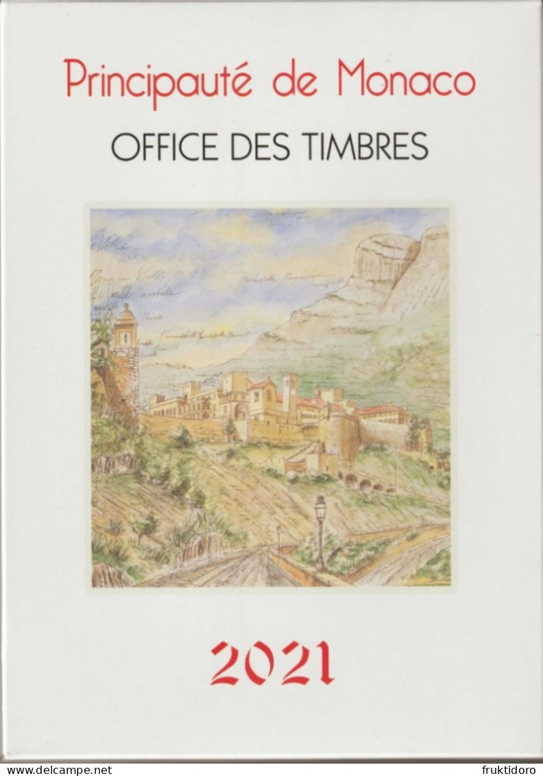 Monaco Box for Stamps 2009-2023 - Europe Map - Coat of Arms - Royal Palace - Opera House - EMPTY