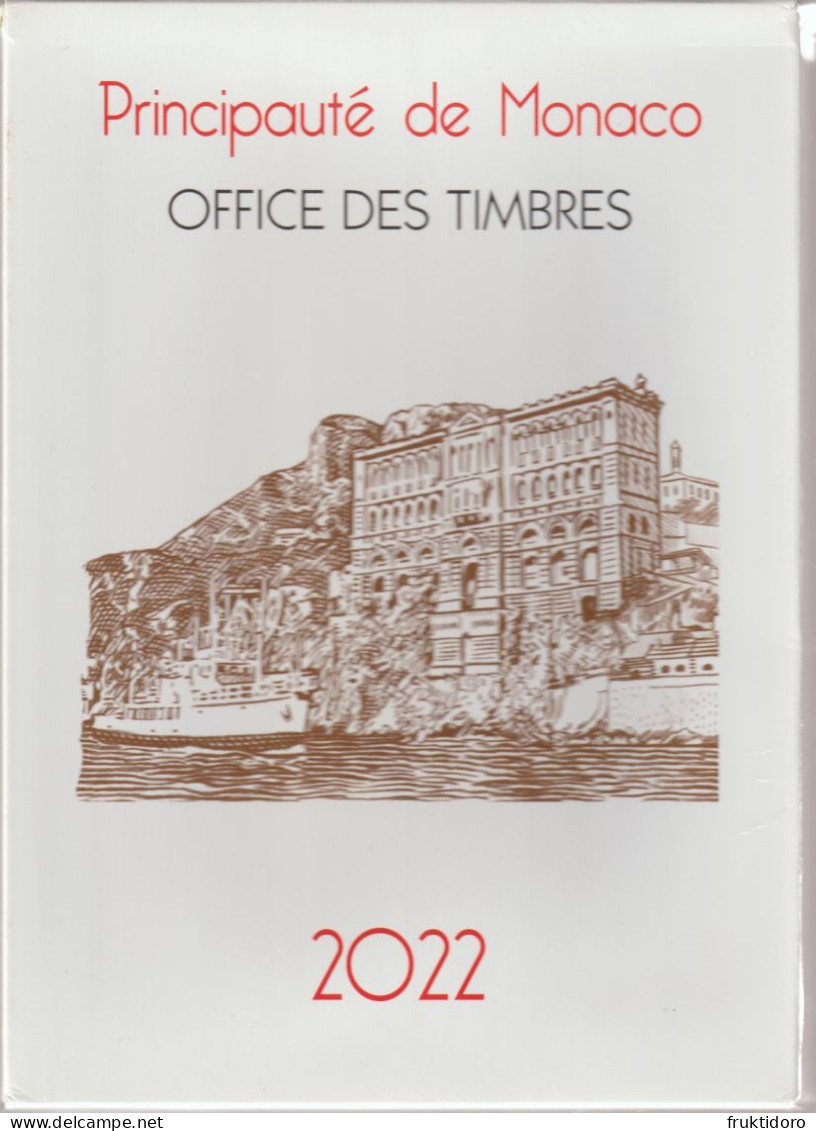 Monaco Box for Stamps 2009-2023 - Europe Map - Coat of Arms - Royal Palace - Opera House - EMPTY