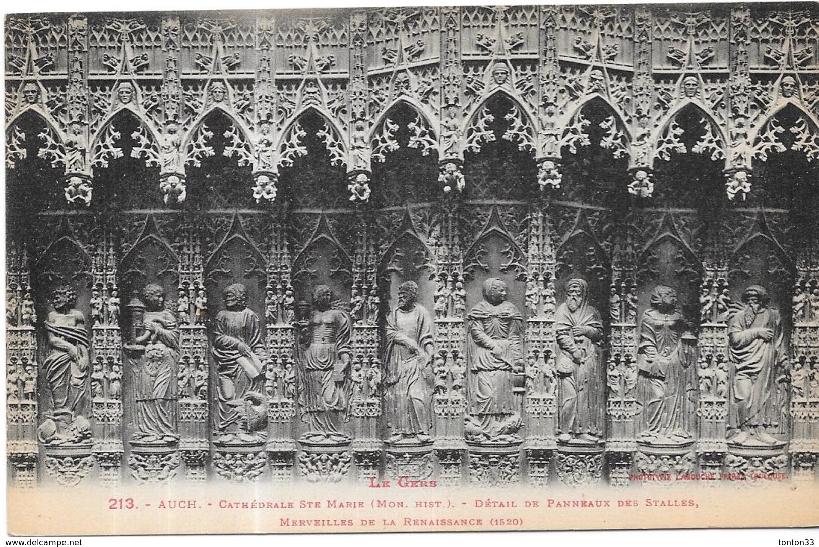 AUCH - 32 - Cathédrale Sainte Marie - Détail De Panneaux Des Stalles - Merveilles De La Renaissance - AUT2 - - Auch