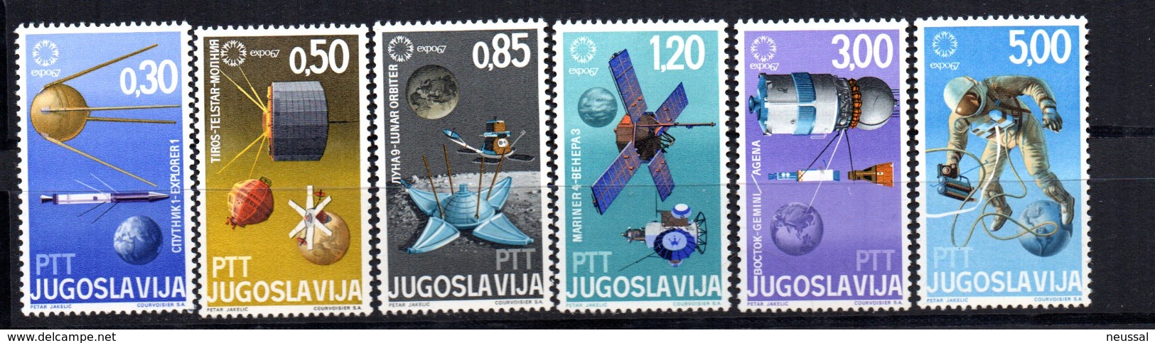 Serie Nº 1110/5 Yugoslavia - Astrología