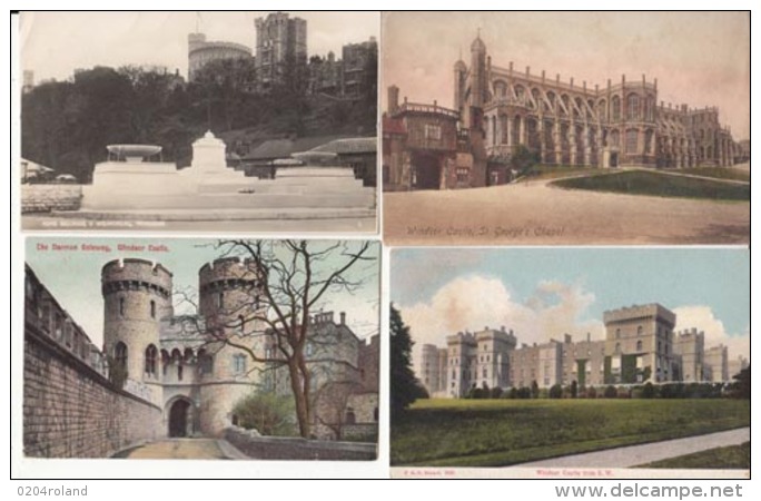 Angleterre  - Windsor - lot de 26 cartes  : Achat immédiat