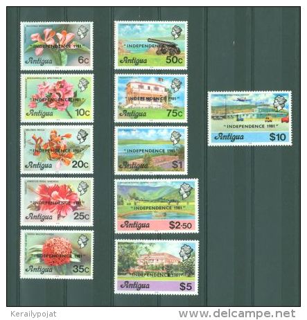 Antigua - 1981 Flowers Etc Overprint MNH__(TH-1759) - 1960-1981 Autonomie Interne