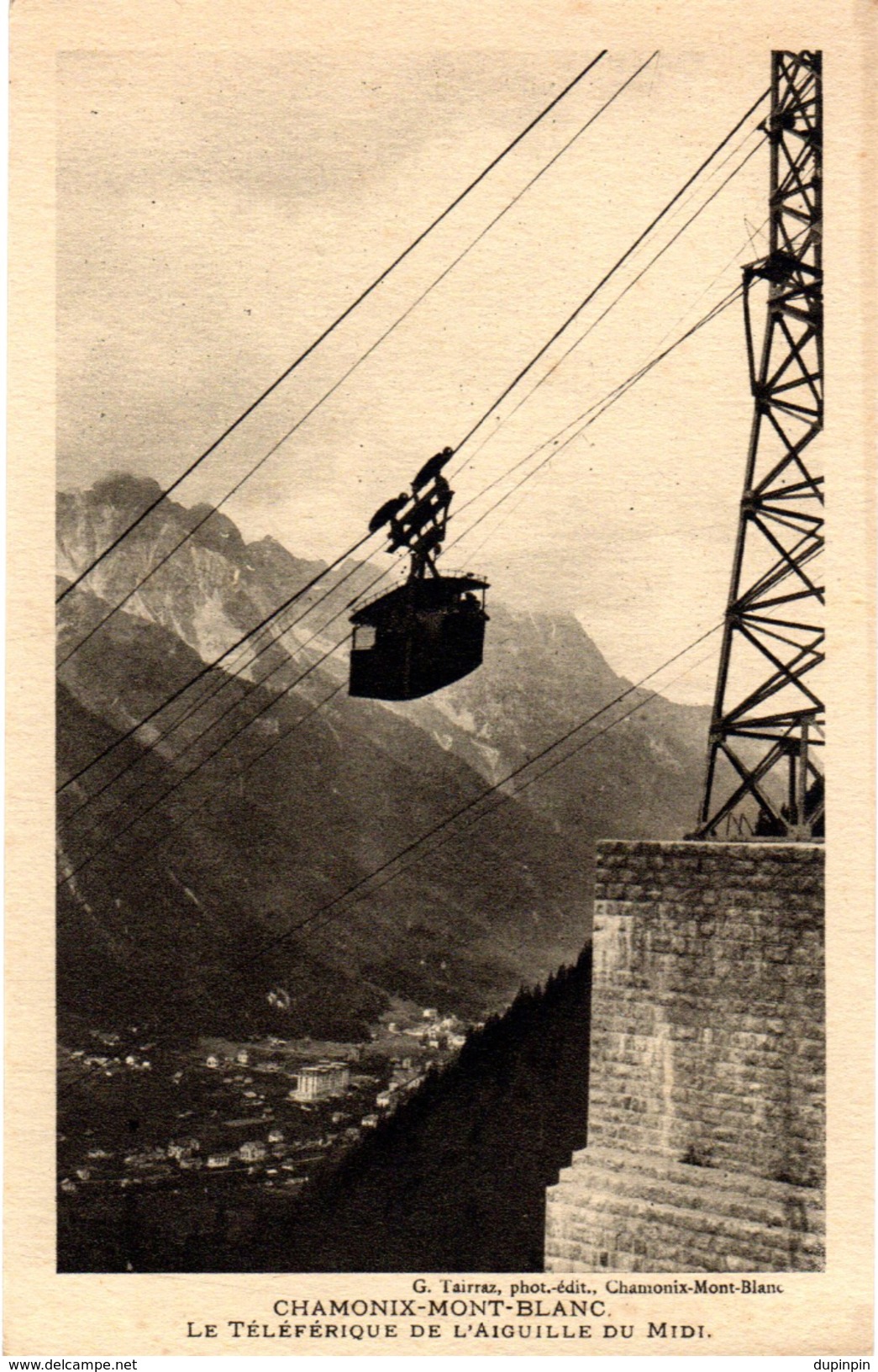 CHAMONIX MONT BLANC  -   Le Telepherique De L'aiguille Du Midi - Chamonix-Mont-Blanc