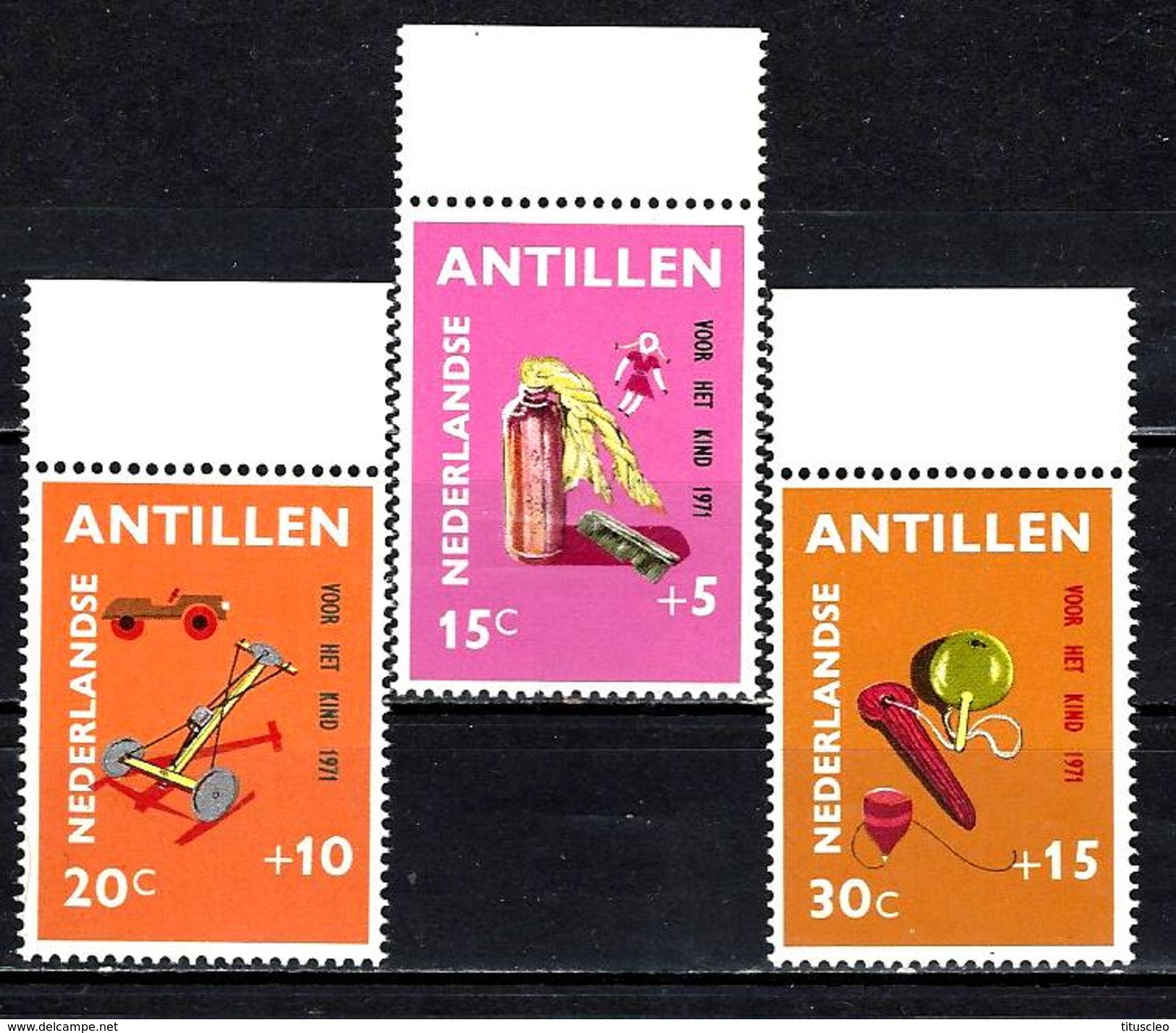 ANTILLES NEERLANDAISES 424/426** Jouets Surtaxe Au Profit E L´enfance - Antille