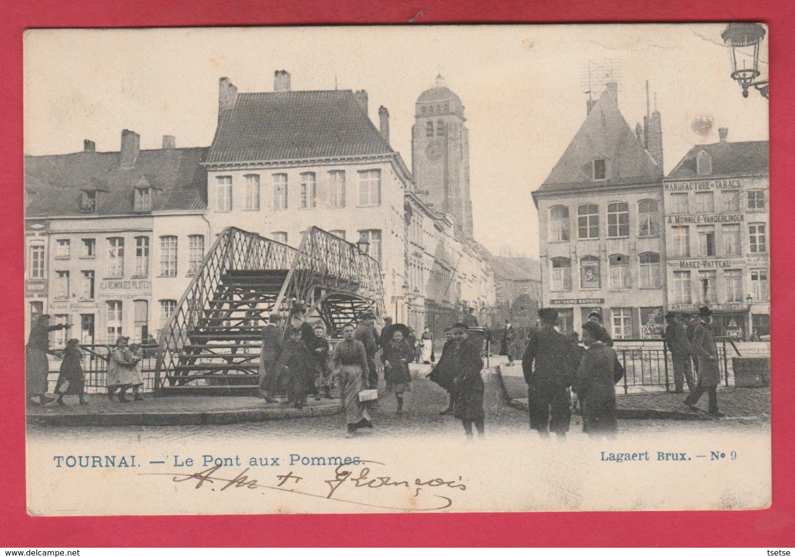 Tournai - Le Pont Aux Pommes ... Superbe Animation  - 1905 ( Voir Verso ) - Tournai