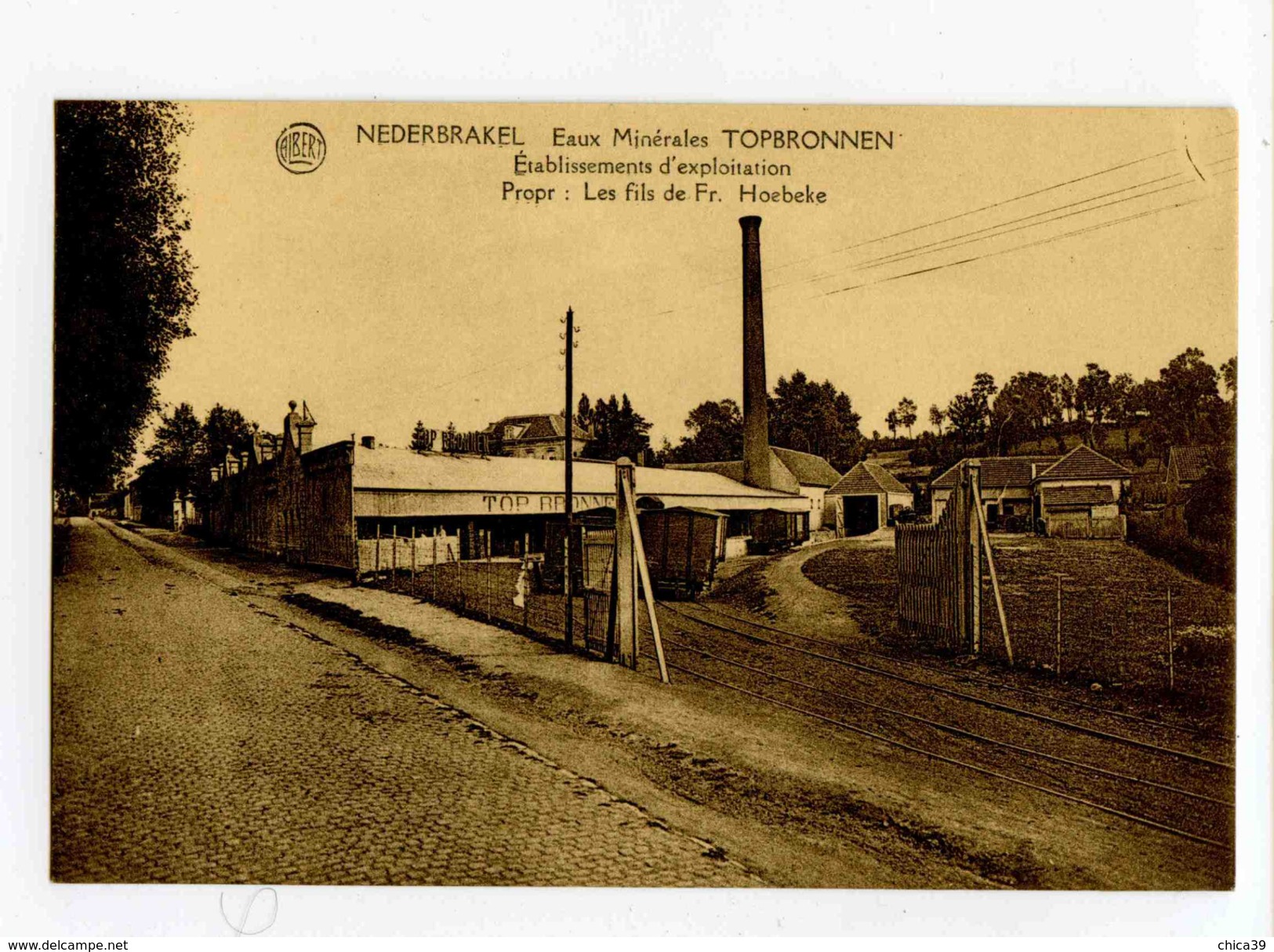 C 19165  -  Nederbrakel  -  Eaux Minérales  -  Topbronnen  -  Etablissements D'exploitation - Brakel