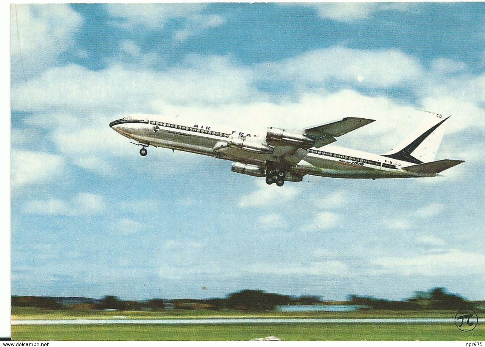 Boeing 707b Intercontinental Air France - 1946-....: Moderne