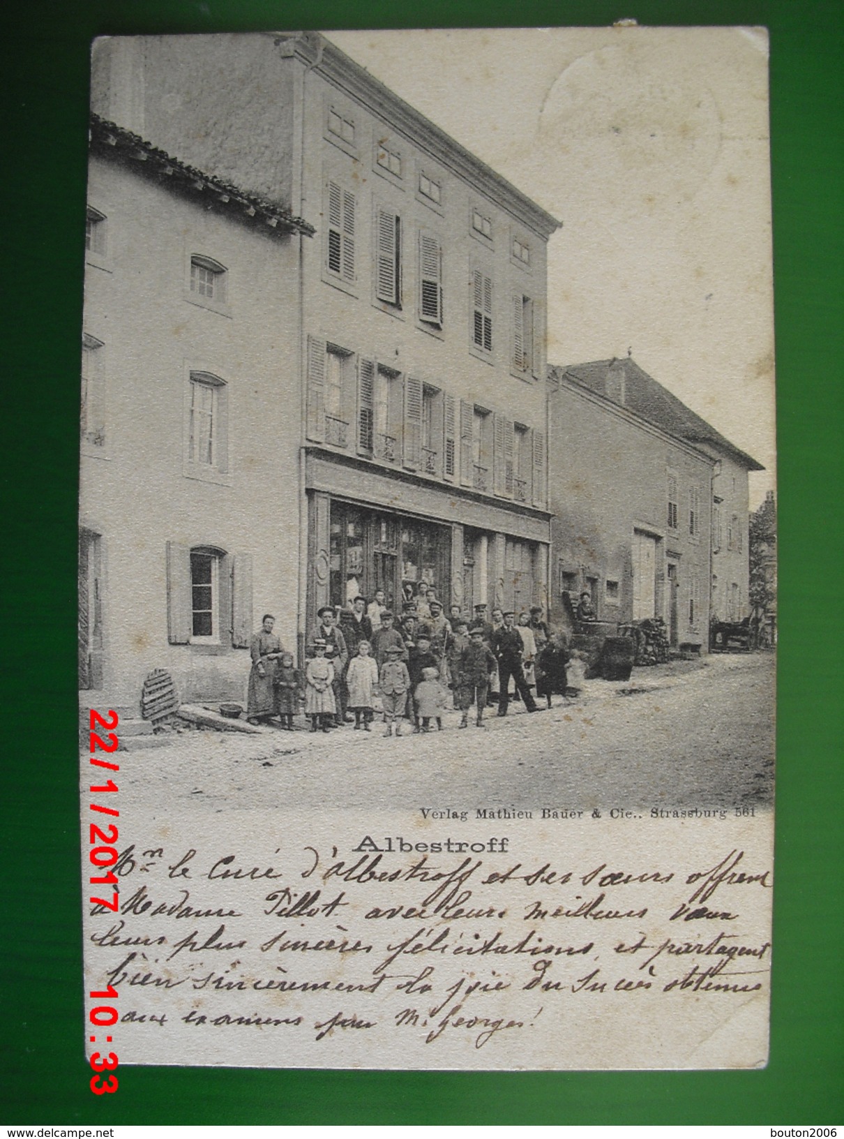 Albestroff 1903 Vue Très Très Animée Groupe D'enfant - Albestroff