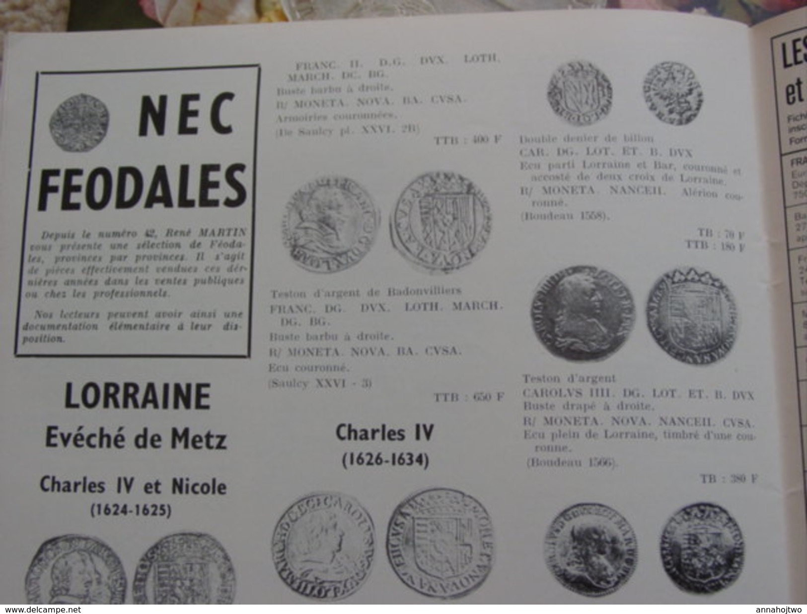 Lot de 17 N° "NUMISMATIQUE & CHANGE" étud.div:"Ateliers royaux,LouisXIV,Rome:Claude,Néron,Féodales,Numis.allem.avt 1871"
