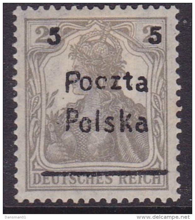 POLAND 1919 Poznan Fi 66 Mint Hinged - Ungebraucht