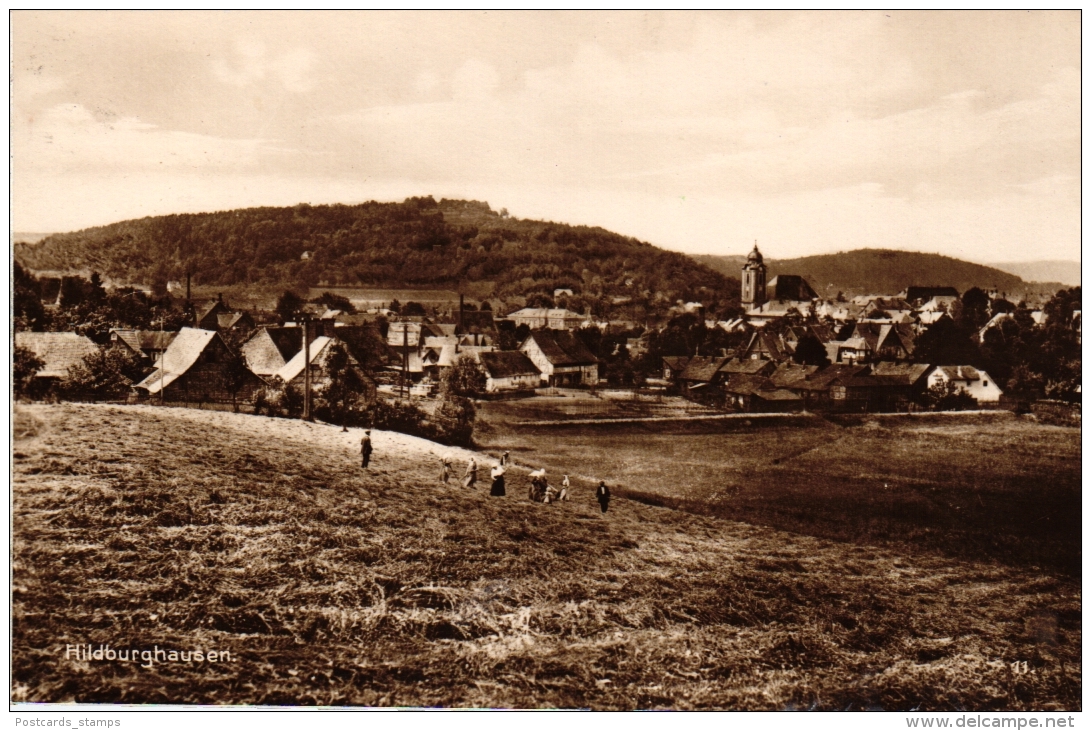 Hildburghausen, Gesamtansicht, 1929 Nach Kassel Versandt - Hildburghausen