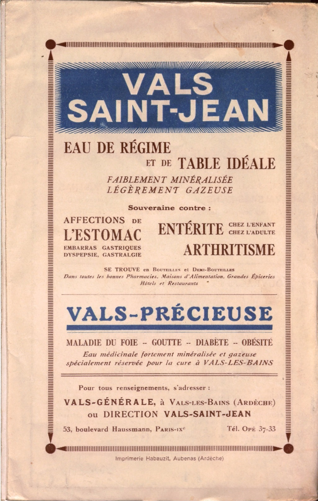 LE VIVARAIS  FRANCE  Syndicat D'initiatives Du Vivarais  1950 - Rhône-Alpes