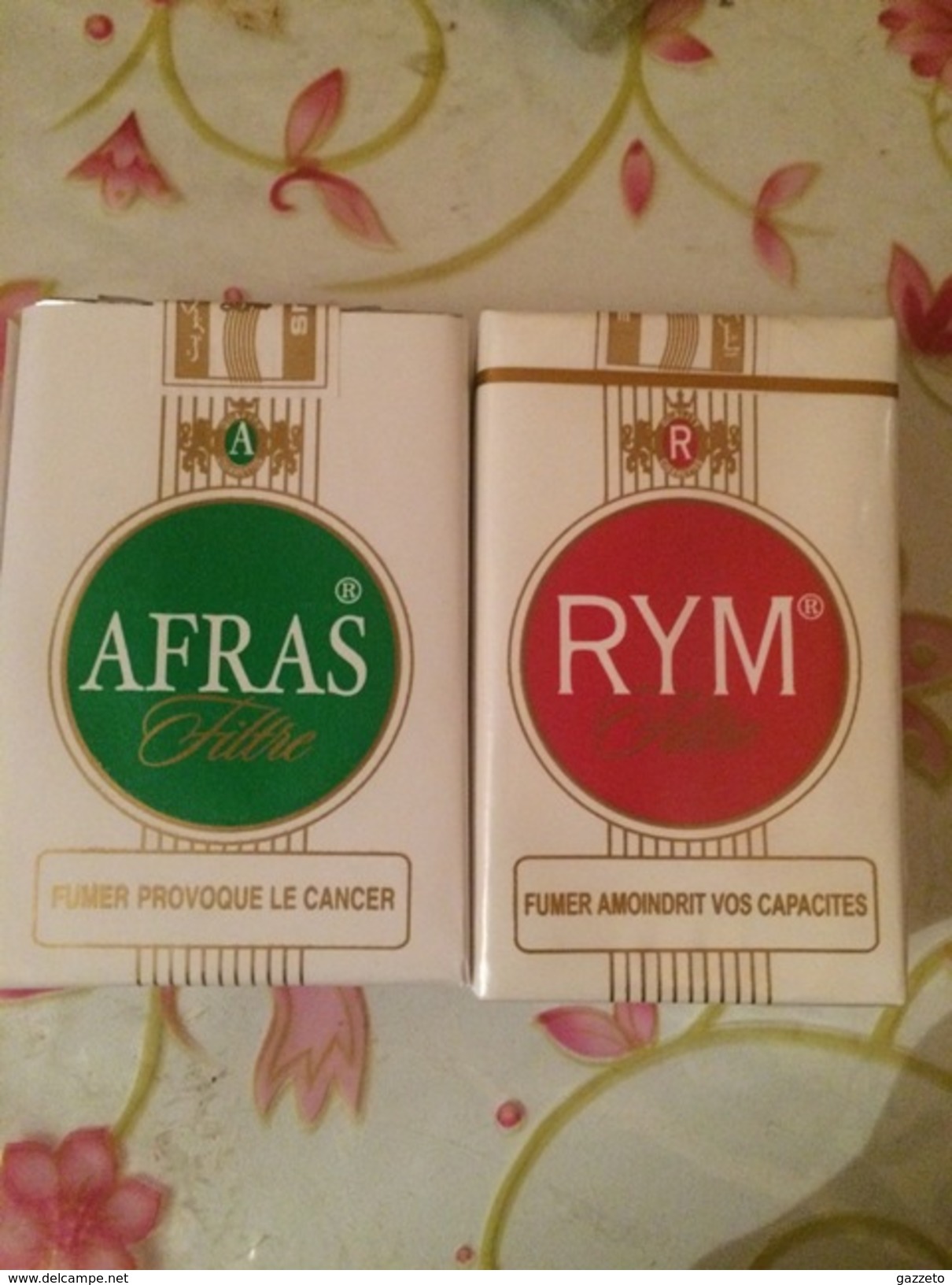 ALGERIE-PAQUETS DE CIGARETTES VIDES-AFRAS ET RYM - Altri & Non Classificati