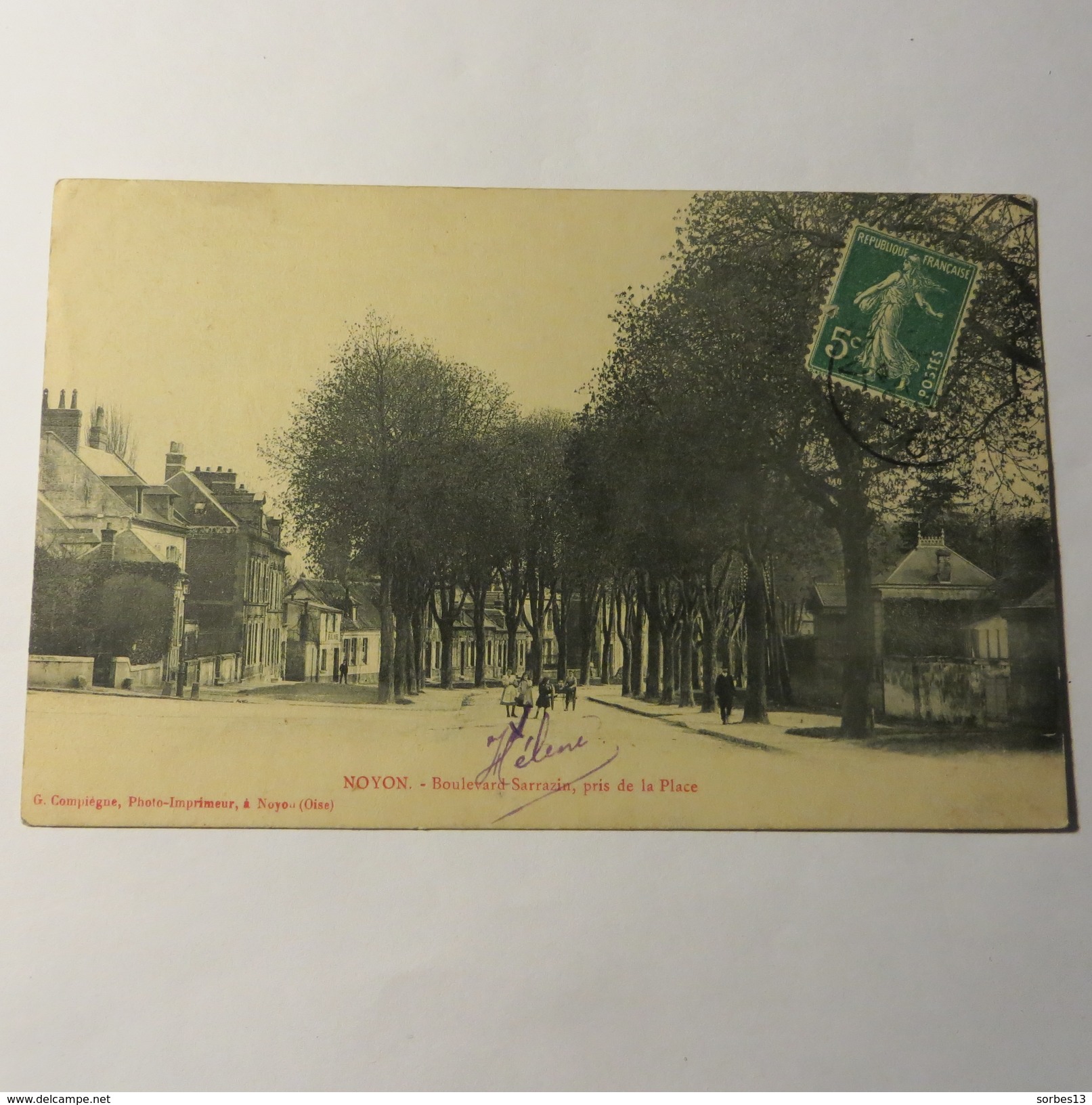 60 - NOYON  - Boulevard Sarrazin En 1910 - Noyon
