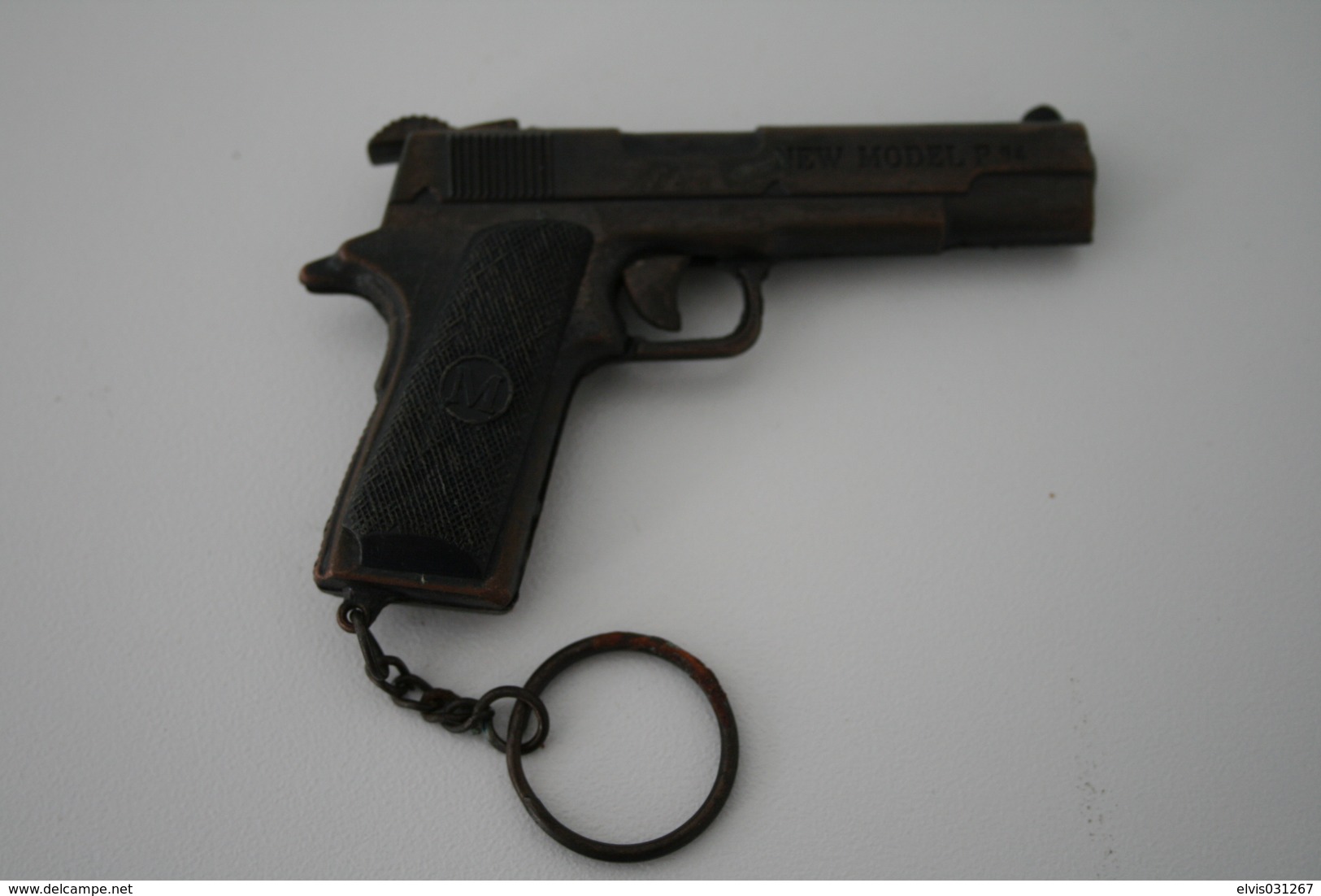 Vintage TOY GUN :  MARX - L=9cm - 1960s - Keywords : Cap - Cork Gun - Rifle - Revolver - Pistol - Tin - Armes Neutralisées