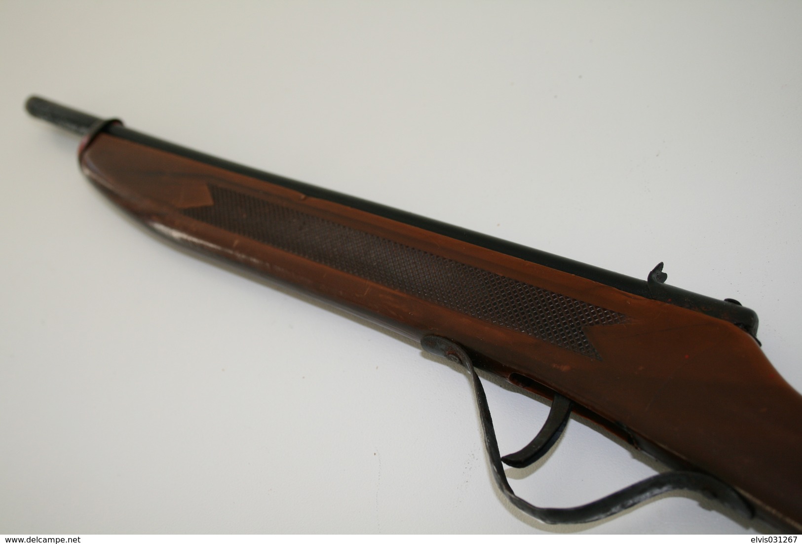 Vintage TOY GUN :  RIFLE - L=57cm - 1950s - Keywords : Cap - Cork Gun - Rifle - Revolver - Pistol - Tin - Decotatieve Wapens