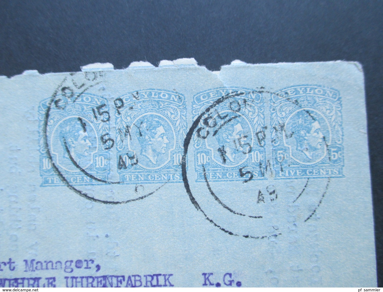 Posten Air Letter / Luftpost Ganzsachen 1950er Jahre Aerogramme. Burma / Ceylon / Australien / Pakistan / Jamaica 25 Stk