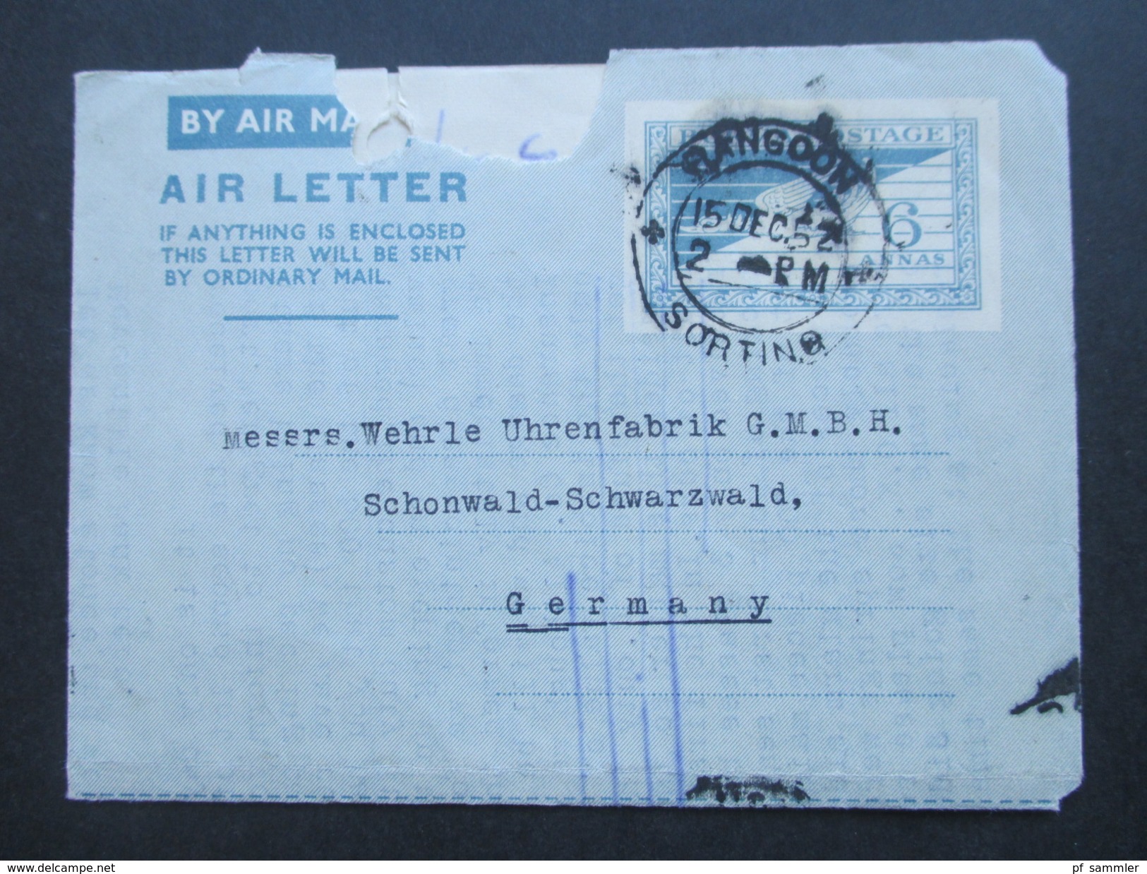 Posten Air Letter / Luftpost Ganzsachen 1950er Jahre Aerogramme. Burma / Ceylon / Australien / Pakistan / Jamaica 25 Stk