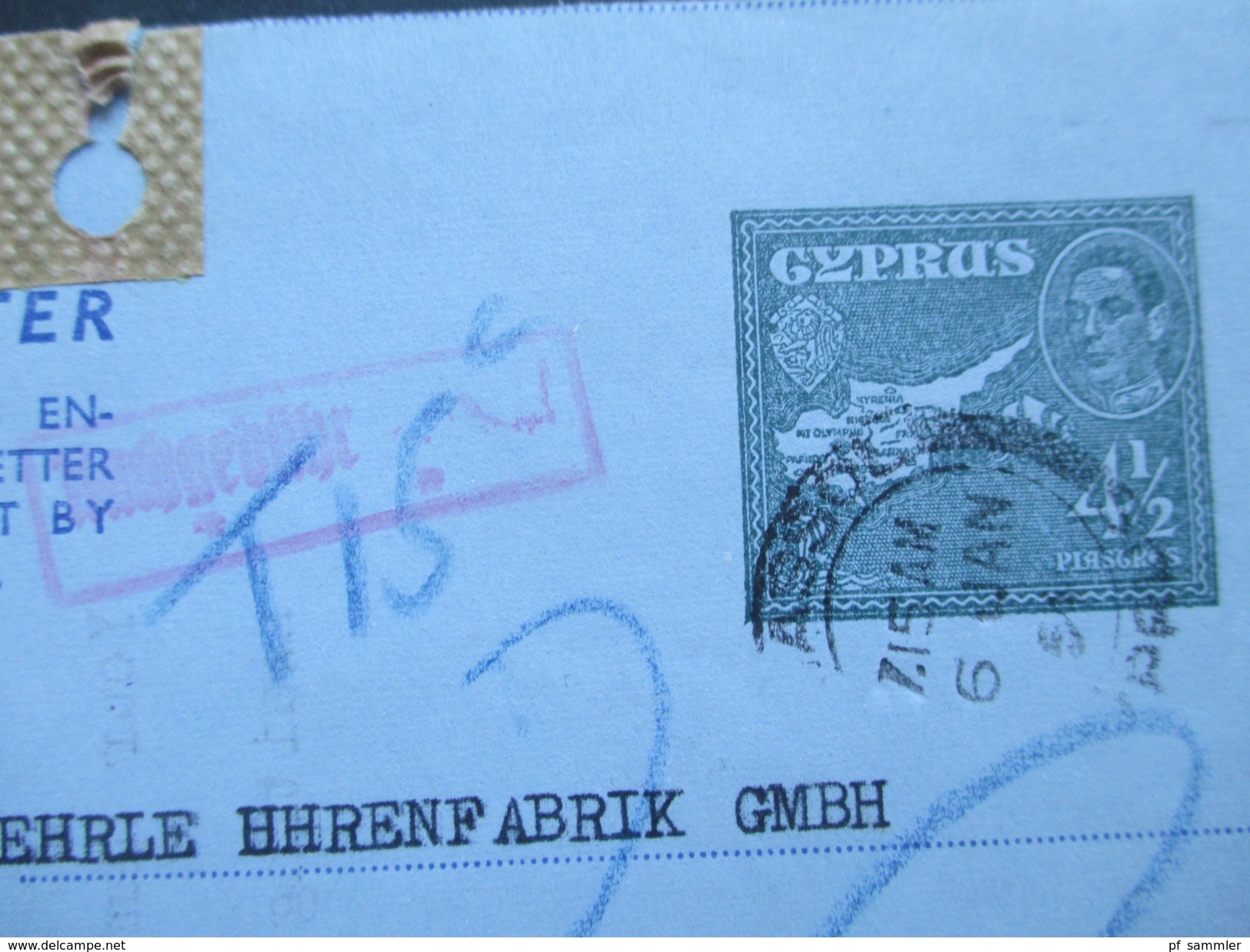 Posten Air Letter / Luftpost Ganzsachen 1950er Jahre Aerogramme. Burma / Ceylon / Australien / Pakistan / Jamaica 25 Stk