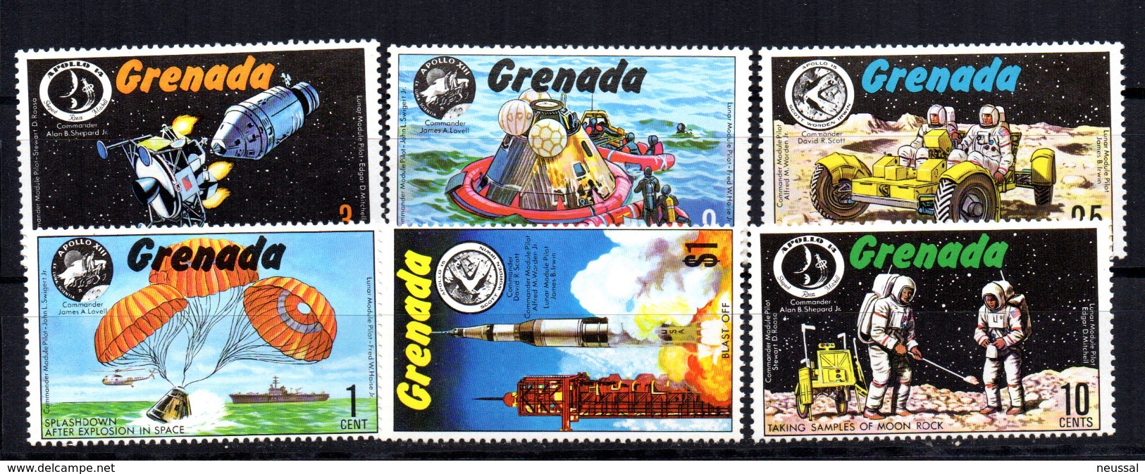 Serie Nº 398/403 Grenada - Astrología